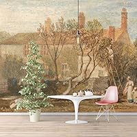 Wall Murals Self-Adhesive Removable The Dogana and San Giorgio Maggiore by Joseph Mallord William Turner Wallpaper Home Decoration for Living Room,Bedroom - 66x96 inches