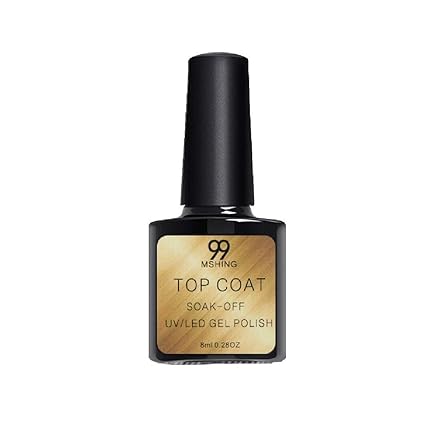 Mshing99 8ml Top Coat foundation gel Polish UV LED Nail Polish Semi Vernis Permanent Gel (Top Coat)