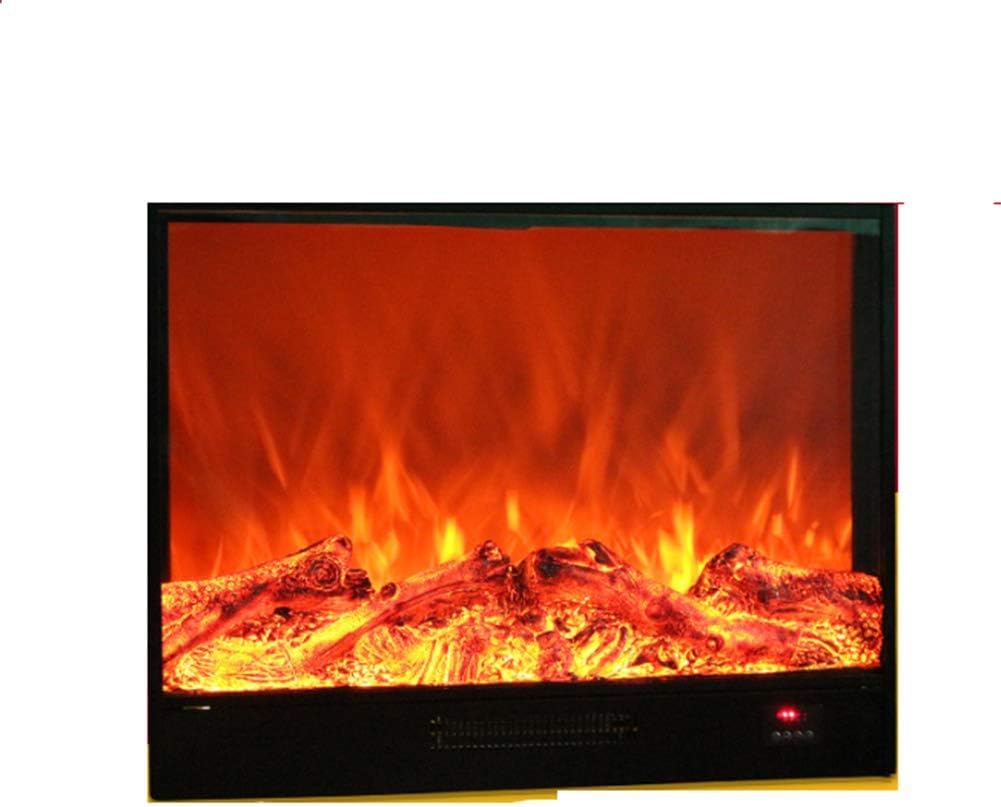 CHUXUE Electric Fireplace Insert, Recessed Built in Freestanding Fireplace Heater Flame with Burning Fireplace Logs,Remote Control, 750W-1500W