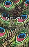 2019 - 2021: Weekly Planner Starting June 2019 - May 2021 | 5 x 8 Dated Agenda | 24 Month Appointment Calendar | Organizer Book | Soft-Cover Peacock Feather by Pocket Planner