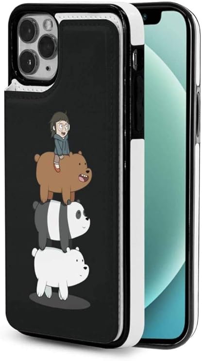 Amazon Co Jp Iphone12ケース ぼくらベアベアーズ Iphone 12 Iphone 12 Pro Iphone 12 Mini Iphone 12 Pro Maxケース アイフォン12 高級puレザー 全面保護 耐衝撃 財布型カバー カード収納 スタンド機能 サイドマグネット式 手帳型ケース スマホケース ポケット付き