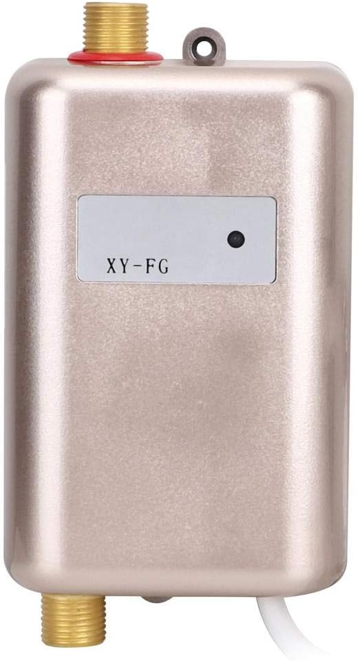 Mini Instant Water Heater, Gold LED Indicator Light Rapid Heating Hot