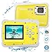 BYbrutek Kids Camera, 12MP HD Children Underwater 3M Waterproof Action Camera Camcorder, 2-Inch LCD, 4X Digital Zoom, 5 MP CMOS Digital Camera (Yellow)