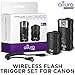 Altura Photo Wireless Flash Trigger for Canon w/Remote Shutter (Canon EOS 80D, 77D, 70D, 60D, Rebel T7i, T6i, T6, T5i, T5, T4i, T3i, T3, SL1, SL2 DSLR Cameras)