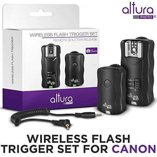 Altura Photo Wireless Flash Trigger for Canon w/Remote Shutter (Canon