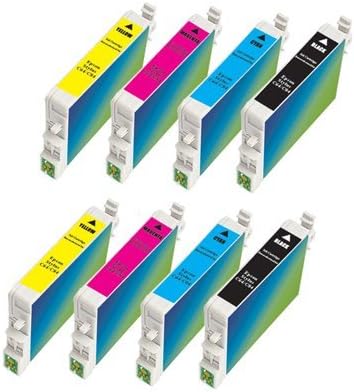Vivamart:Remanufactured Ink Cartridges Replacement for EPSON T060 Set (2B,2C,2Y,2M) 8-PACK