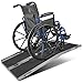 Titan Ramps 5' Wheelchair Scooter Ramp, Multi-Fold, with Carrying Handle, for Entryway, 600 lb. Capacity, Disabled Access for Home Lightweight Aluminum with High-Traction Grit Coat Surface