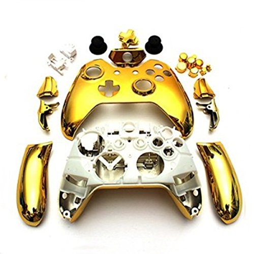 SQdeal Wireless Controller Replacement Mod Kit Shell Case for Xbox One (Chrome Gold) SQdeal Wireless Controller Replacement Mod Kit Shell Case for Xbox One (Chrome Gold)