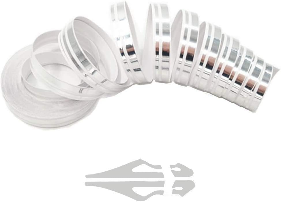 ZATOOTO Chrome Pinstripe Tape for Car DIY Vinyl Pin Striping Decals