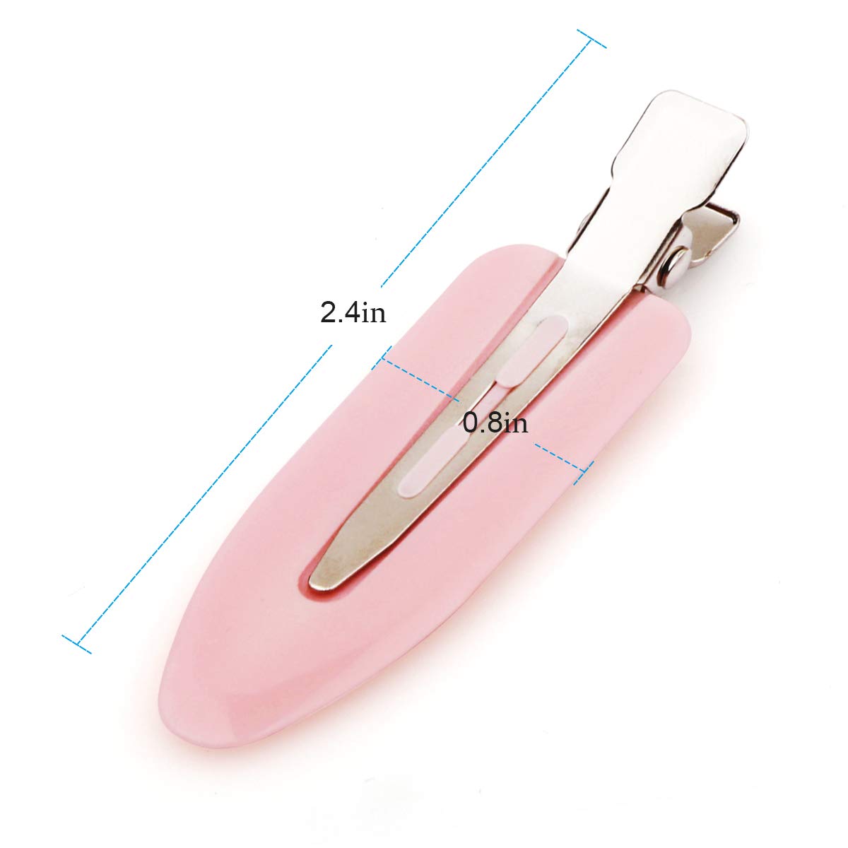 GLAMFIELDS 12 pcs Alligator Hair Clips for Styling Sectioning, Non-slip Grip Clips for Hair Cutting, Durable Women Professional Plastic Salon Hairclip with Wide Teeth & Double-Hinged Design: Beauty
