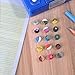 PLAYOLY 500 Miniature Novelty Fruit & Animal Erasers for Kid Party Favors Art Supplies Math Counters