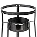 Stark Single Stove Gas Burner Stand Propane Fryer Portable Stove Stand Outdoor Cook Camping BBQ Camp Tailgating Cast Iron