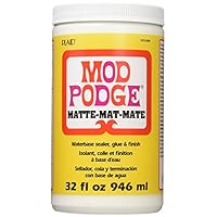 Mod Podge CS11303 Waterbase Sealer, Glue and Finish,Matte,32 Ounce