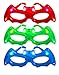 Exclusive Gifts Toys & More Best Party Favors of 2016! 12 Piece Batman Light Up Flashing Glasses for Children (4 Colors: Red, Green, Blue, & Pink)- with Push On/Off Button for All Occasions
