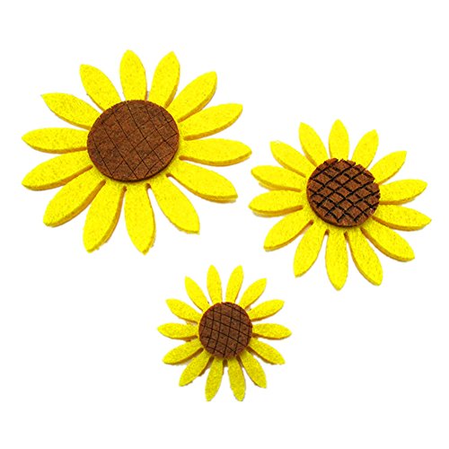 3 Sunflowers+Scrapbooking+Non+woven+Handcraft+Decoration