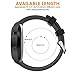 Gear S3 Frontier/Classic Soft Silicone Watch Bands 22mm Rubber Watch Strap with Stainless Steel Buckle Replacement Wristband for Samsung Gear S3 Frontier/Classic Smart Watch - Black/Gray Stitching