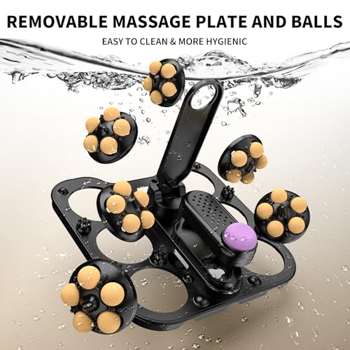 Omnqira Collapsible Foot Spa Bath with Heat and Massage, Motorized Shiatsu Foot Massager Tub for Plantar Fasciitis & Stress Relief, Temp Control, Bubbles, Remote, Pedicure Spa at Home