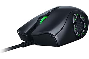 Razer Naga Trinity Gaming Mouse: 16,000 DPI Optical Sensor - Chroma RGB Lighting - Interchangeable Side Plate w/ 2, 7, 12 Button Configurations - Mechanical Switches