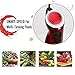 KOIOS Powerful 500 Watt Hand Blender Setting 6-12 Variable Speeds,4-in-1 Immersion Blender Includes Food Processor, BPA-Free Beaker and Stainless Steel Egg Whisk - Rose Red