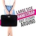 Makeup Bag with Brush Holder Large Compartments Professional Train Case By Chillax -2018 New and Improved Version Perfect Storage Organizers kit for lipstick, Mascara, Eye Shadow