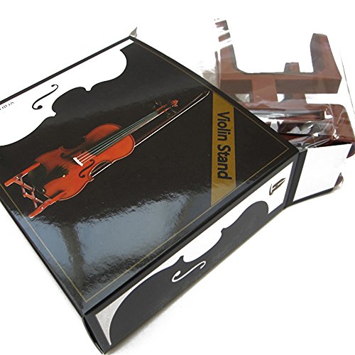 Violin,Viola Stand with Bow Holder for Full Size,Portable,Adjustable and Foldable,can Hold a Violin with Shoulder Rest or Chin Rest on - Thumbnail 3
