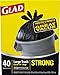 Glad Trash Bags, Extra Strong Black Large Quick-Tie Garbage Bags, 30 Gal, 40 Ct (Package May Vary)