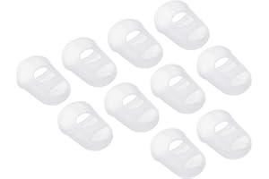 PATIKIL 0.71 Inch Rubber Finger Tips, 15 Pack Silicone Thumb Fingertip Protector Covers Pads Thimble for Guitar Playing Offic