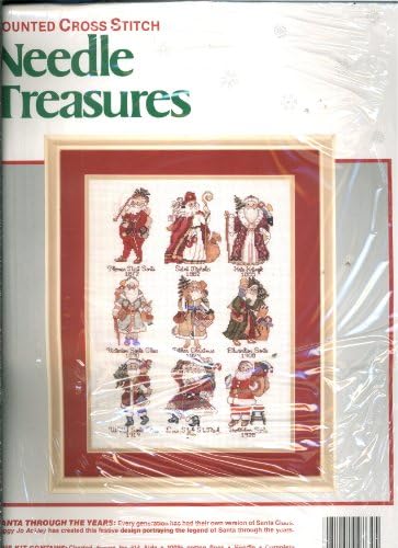 Needle Treasures Counted Cross Stitch - Santa Through the Years - KIt #02864