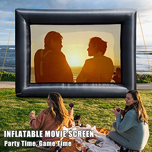 Easyzon Jumbo Inflatable Projector Screen 20 feet Outdoor Indoor Mega
