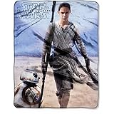 Disney Star Wars Rey Plush Throw Blanket - 40