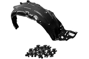 Parts N Go 2006-2011 Civic Sedan Front Passenger Side Fender Liner with Clip/Fasteners HO1249134 74101SNAA00