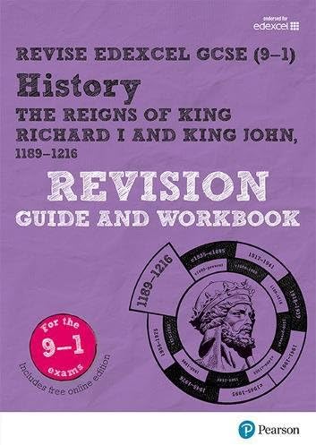 Pearson REVISE Edexcel GCSE History King Richard I and King John Revision Guide and Workbook incl. online revision - for 2025 exams