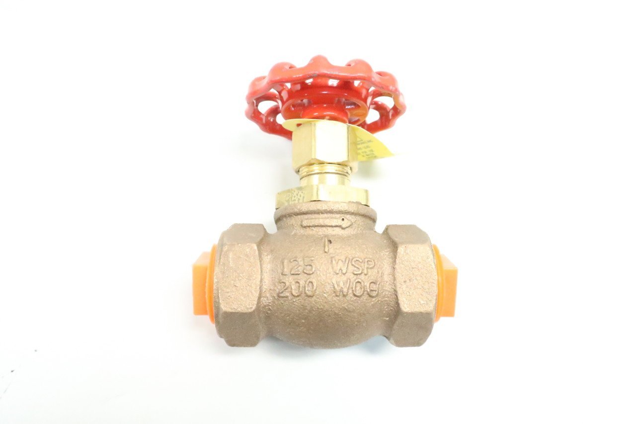 United Brass 125SUL Manual 200 Bronze 1IN NPT Globe Valve D627009