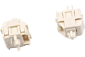 KAILH Novelkeys Cream MX SMD 5 Pin RGB Switches for Backlit Mechanical Gaming Keyboard (10 pcs, Novelty Cream)