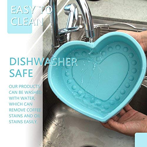 Heart-shaped Cake Pan Silicone Chocolate Baking Pan 10 inch Bundt Pan Nonstick DIY Cake Mold, Best Valentine's Gift