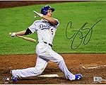 Corey Seager Los Angeles Dodgers Autographed 8" x 10" Hitting Photograph - Fanatics Authentic Certified