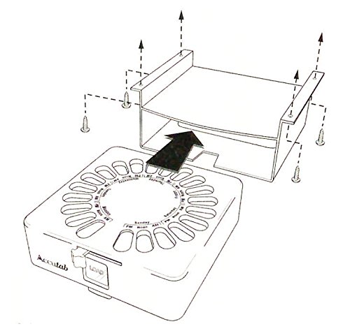 e-Pill Accutab Weekly Pill Dispenser - Large Capacity, 3 Times Daily Pill Organizer