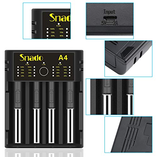 Intelligent Charger, Snado Universal Smart Charger for Rechargeable Batteries Ni-MH Ni-Cd AA AAA C L - //coolthings.us