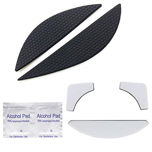 The Mouse Side Stickers & Mouse Skates for Razer DeathAdder 2013 RZ01-0084 Chroma Multi-Color Ergonomic RZ01-0121 Gaming Mouse