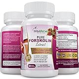 100% Pure Forskolin Extract For Extreme Weight Loss ★ Best Fat Burner, Metabolism Booster, Appetite Suppressant & Best Carb Blocker ★ 250mg Maximum Strength Diet Pills for Woman and Men.