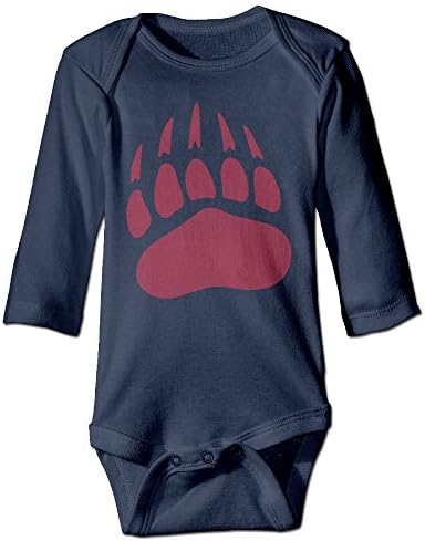 Baby Boys Girls Montana Grizzlies Logo Long-sleeve Romper Jumpsuit