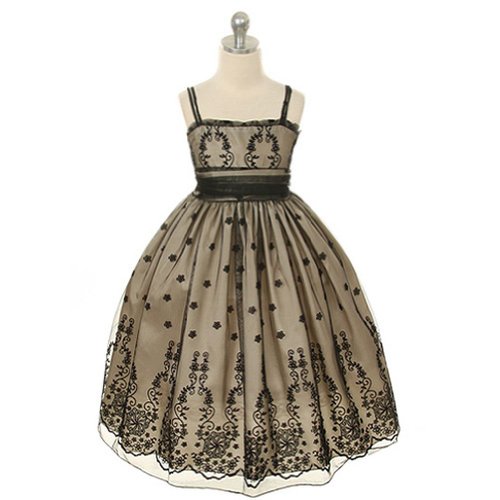 white christmas dresses Kids Christmas Dress main image 1