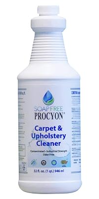 Procyon Carpet & Upholstery Cleaner Concentrate - Professional Pet, Earth, Family-Safe Cleaning Solution for Fabric & Furniture (32 Oz)