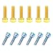 Shentesel 6Pcs Titanium Mountain Road Bicycle Bike Stem Screws Bolts DIY Partthumb 3