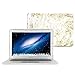 GMYLE MacBook Air 13 Case, Hard Case Print Frosted for MacBook Air 13 inch (Model: A1369 and A1466) - White Swirling Paint Pattern Rubber Coated Hard Shell Case Cover