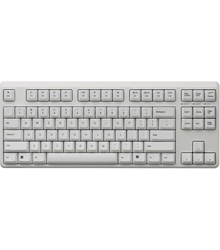 Amazon.com: Realforce Topre GX1 White TKL RGB Mechanical Keyboard