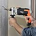 Hammer Drill,TACKLIFE Upgraded 7.1Amp/3000Rpm Electric Drill, 1/2-Inch(13mm) Impact Drill with Aluminium Alloy Cover, Metal Rotating Handle, Variable Speed Trigger, Ideal Tool for DIY-PID03A