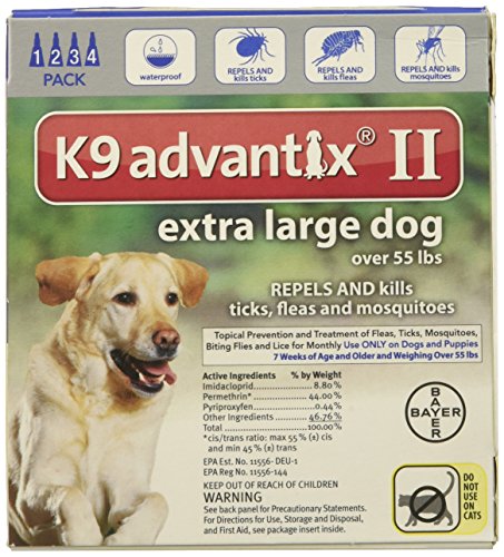 K9 Advantix II for Dogs over 55 lbs - 4 Count