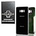 CELL4LESS Replacement Back Glass Cover Back Battery Door w/Pre-Installed Adhesive for Samsung Galaxy S8 Plus OEM - All Models G955 All Carriers- 2 Logo - OEM Replacement (Midnight Black)