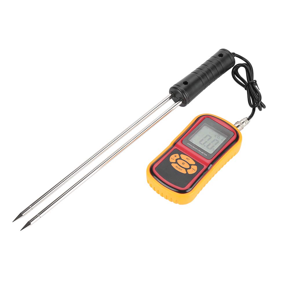 Akozon grain moisture meter GM640 Portable Moisture Temperature Meter Digital LCD for Wheat Rice Corn Bean